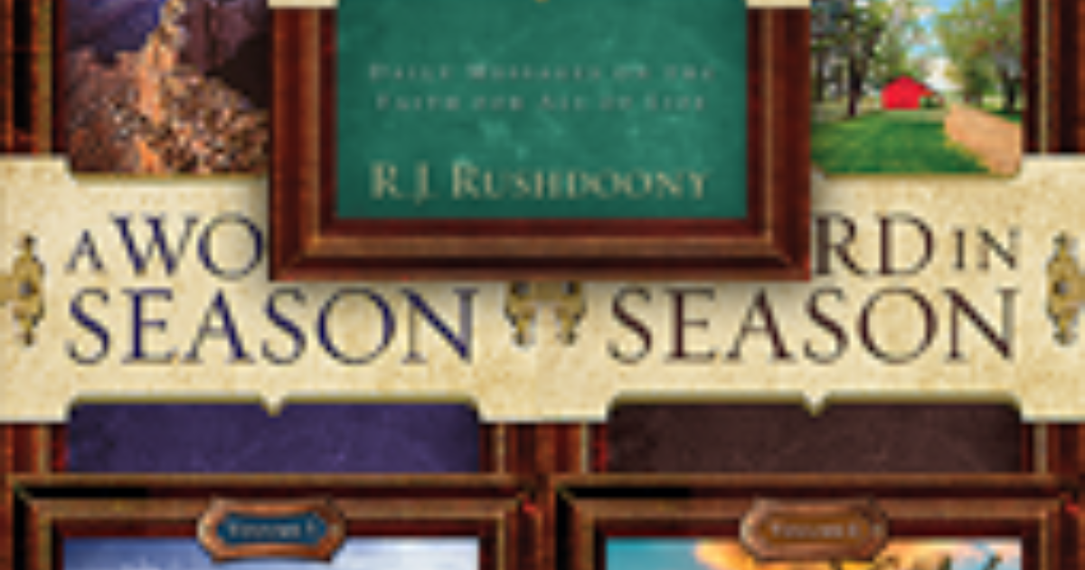 Word In Season Vol. 1, A